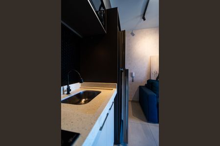 Studio para alugar com 33m², 1 quarto e 1 vaga Studio para alugar com 33m², 1 quarto e 1 vagaCozinha