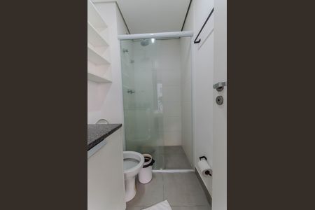 Studio para alugar com 29m², 1 quarto e sem vaga Studio para alugar com 29m², 1 quarto e sem vagaBanheiro
