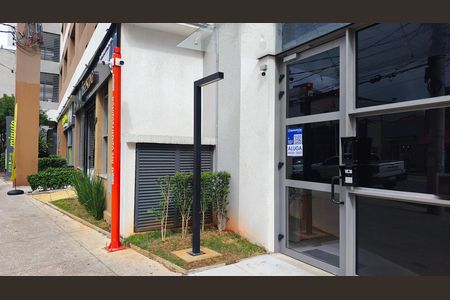 Studio para alugar com 22m², 1 quarto e sem vagaFachada + Plaquinha