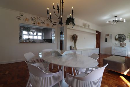 Sala de Jantar de apartamento à venda com 3 quartos, 136m² em Vila Assunção, Santo André