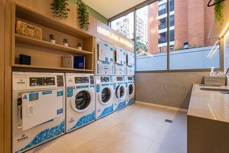 Studio para alugar com 28m², 1 quarto e sem vaga Studio para alugar com 28m², 1 quarto e sem vagaLavanderia