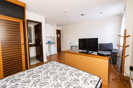 Sala - Dormitório de kitnet/studio para alugar com 1 quarto, 27m² em Jardim Paulista, São Paulo