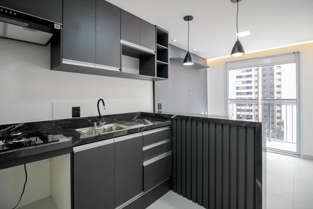 Cozinha de apartamento para alugar com 1 quarto, 30m² em Brás, São Paulo