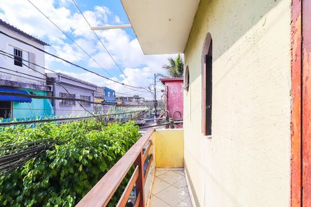 Varanda da Sala de casa para alugar com 2 quartos, 60m² em Parque Guarani, São Paulo