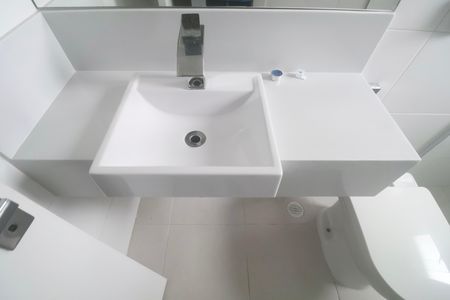 Banheiro Suíte de apartamento para alugar com 3 quartos, 100m² em Balneario Cidade Atlantica, Guarujá