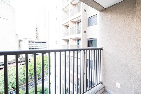 Sacada de apartamento à venda com 1 quarto, 28m² em Bela Vista, São Paulo
