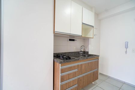 Cozinha de apartamento à venda com 1 quarto, 28m² em Bela Vista, São Paulo