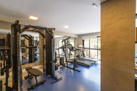 Área comum - Academia de apartamento à venda com 3 quartos, 100m² em Menino Deus, Porto Alegre