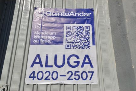 Placa Instalada 23-06-2026-RHMH-8 de kitnet/studio para alugar com 2 quartos, 40m² em Santa Efigênia, Belo Horizonte