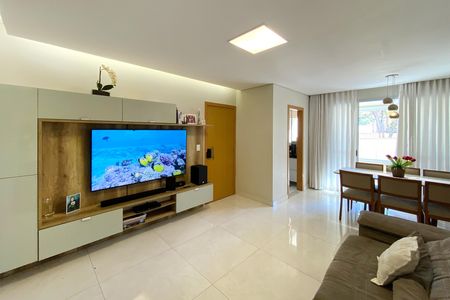 Sala de apartamento à venda com 3 quartos, 96m² em Nova Vista, Belo Horizonte