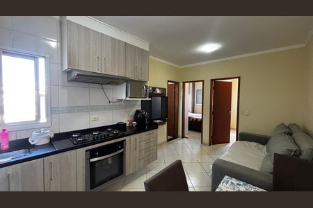 Sala - Cozinha de apartamento à venda com 2 quartos, 104m² em Vila Marina, Santo André