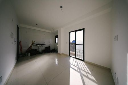 Sala/Cozinha e Área de Serviço de apartamento para alugar com 2 quartos, 47m² em Vila Nhocuné, São Paulo