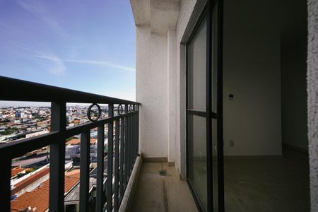 Sacada da Sala de apartamento para alugar com 2 quartos, 47m² em Vila Nhocuné, São Paulo