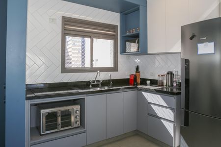 Cozinha de kitnet/studio para alugar com 1 quarto, 42m² em Jardim Paulista, São Paulo