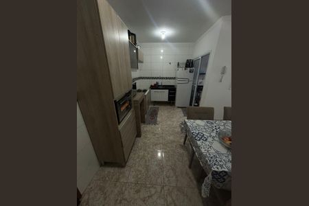 Cozinha de apartamento à venda com 2 quartos, 42m² em Vila Luzita, Santo André