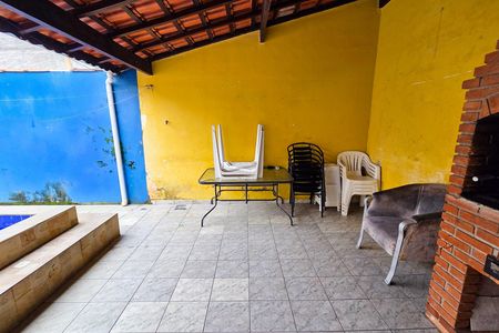Área comum - Churrasqueira de casa para alugar com 3 quartos, 151m² em Maracanã, Praia Grande