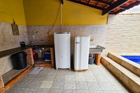 Área de Serviço de casa para alugar com 3 quartos, 151m² em Maracanã, Praia Grande