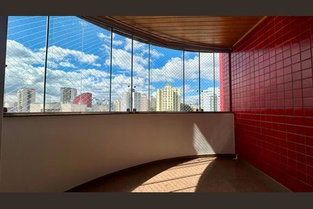 Varanda  de apartamento à venda com 3 quartos, 110m² em Palmares, Belo Horizonte
