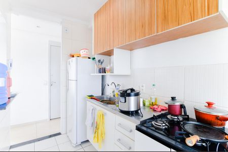 Cozinha de apartamento à venda com 2 quartos, 47m² em Ponte Grande, Guarulhos