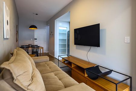 Sala de apartamento para alugar com 2 quartos, 75m² em Jardim Bela Vista, Indaiatuba