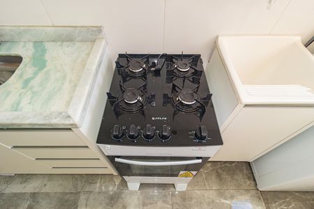 Apartamento para alugar com 37m², 2 quartos e sem vaga Apartamento para alugar com 37m², 2 quartos e sem vagaDetalhe - Cozinha