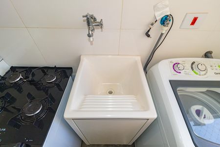 Apartamento para alugar com 37m², 2 quartos e sem vaga Apartamento para alugar com 37m², 2 quartos e sem vagaDetalhe - Área de Serviço