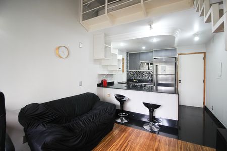 Sala de apartamento para alugar com 1 quarto, 38m² em Moema, São Paulo