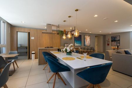 Apartamento à venda com 38m², 1 quarto e 1 vaga Apartamento à venda com 38m², 1 quarto e 1 vagaÁrea comum - Salão de festas
