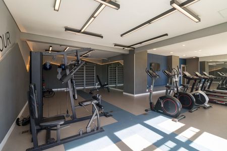 Apartamento à venda com 38m², 1 quarto e 1 vaga Apartamento à venda com 38m², 1 quarto e 1 vagaÁrea comum - Academia