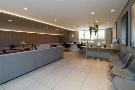 Apartamento à venda com 38m², 1 quarto e 1 vaga Apartamento à venda com 38m², 1 quarto e 1 vagaÁrea comum - Salão de festas