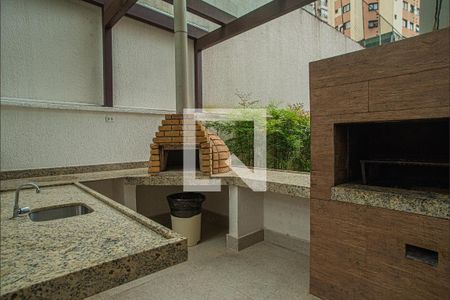 Apartamento à venda com 38m², 1 quarto e 1 vagaChurrasqueira