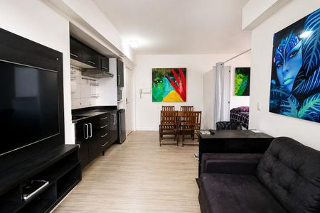 Sala de apartamento para alugar com 1 quarto, 88m² em Consolação, São Paulo