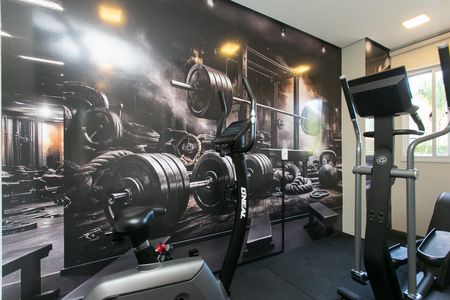 Apartamento à venda com 45m², 2 quartos e 1 vaga Apartamento à venda com 45m², 2 quartos e 1 vagaÁrea comum - Academia