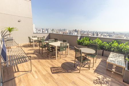 Apartamento à venda com 29m², 1 quarto e sem vaga Apartamento à venda com 29m², 1 quarto e sem vagaÁrea comum - Churrasqueira