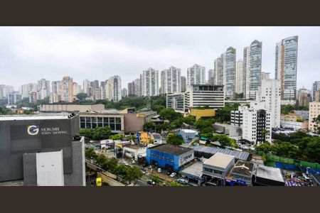 Área externa de kitnet/studio para alugar com 1 quarto, 17m² em Vila Andrade, São Paulo