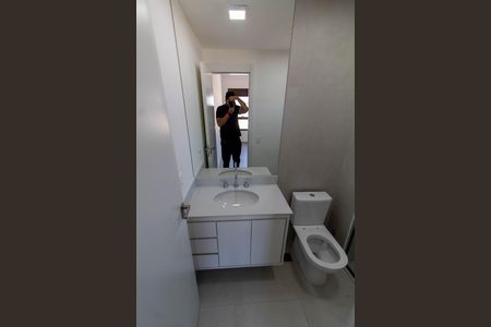 BANHEIRO DA SUITE de apartamento para alugar com 2 quartos, 57m² em Botafogo, Campinas