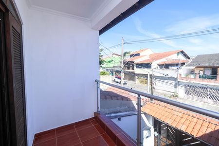 Varanda da Suíte 1 de casa para alugar com 3 quartos, 246m² em Jardim Marek, Santo André