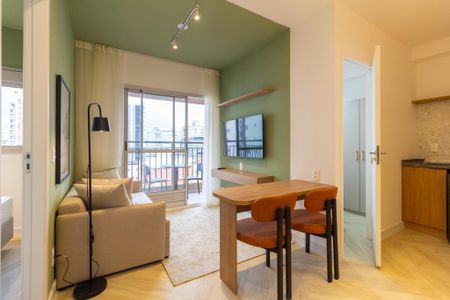 Sala/Cozinha de apartamento para alugar com 2 quartos, 38m² em Pinheiros, São Paulo