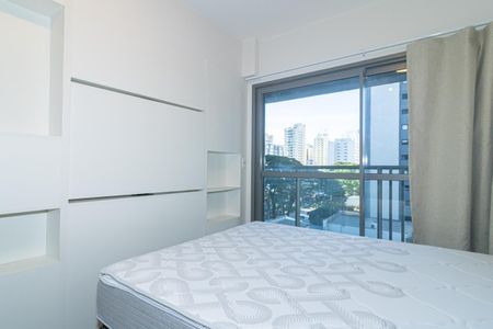Quarto Suíte de apartamento para alugar com 1 quarto, 32m² em Indianópolis, São Paulo