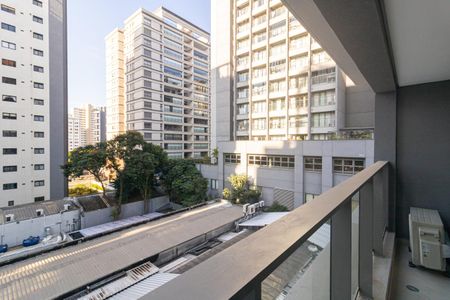 Varanda de apartamento para alugar com 1 quarto, 32m² em Indianópolis, São Paulo