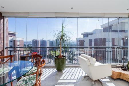 Varanda da Sala de apartamento para alugar com 3 quartos, 170m² em Água Branca, São Paulo