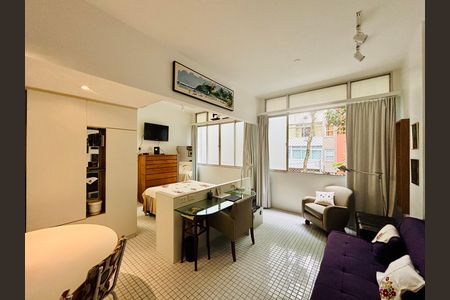 Studio de apartamento para alugar com 1 quarto, 58m² em Leblon, Rio de Janeiro