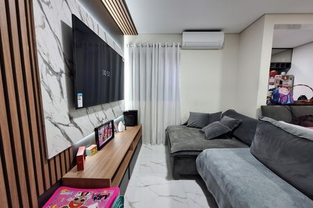 Sala de apartamento à venda com 3 quartos, 70m² em Parque das Nações, Santo André
