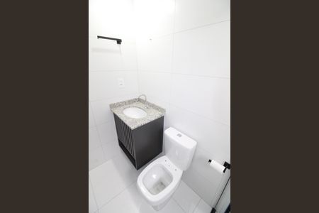 Banheiro da Suíte de apartamento para alugar com 2 quartos, 53m² em Conjunto Residencial Flamboyant, São José dos Campos