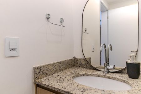 Studio para alugar com 46m², 1 quarto e sem vaga Studio para alugar com 46m², 1 quarto e sem vagaBanheiro