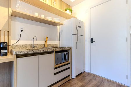 Studio para alugar com 46m², 1 quarto e sem vaga Studio para alugar com 46m², 1 quarto e sem vagaCozinha
