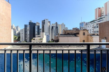 Varanda de kitnet/studio para alugar com 1 quarto, 46m² em Santa Cecilia, São Paulo