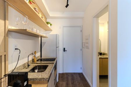 Studio para alugar com 46m², 1 quarto e sem vaga Studio para alugar com 46m², 1 quarto e sem vagaCozinha