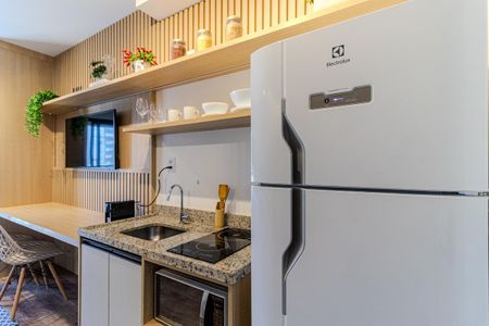 Studio para alugar com 46m², 1 quarto e sem vaga Studio para alugar com 46m², 1 quarto e sem vagaCozinha