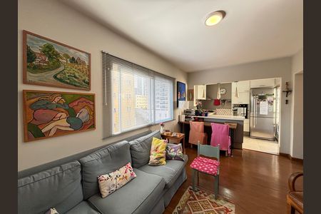 Sala  de apartamento à venda com 2 quartos, 45m² em Pinheiros, São Paulo